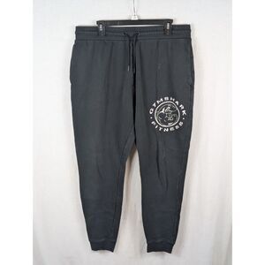 Gymshark Fitness Cuffed Sweatpants Black Men's Size XL